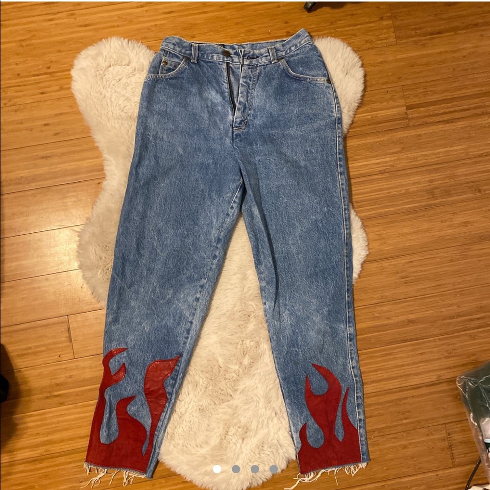 American Vintage Levi’s with Vinyl Flames